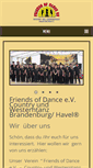 Mobile Screenshot of friends-of-dance.de